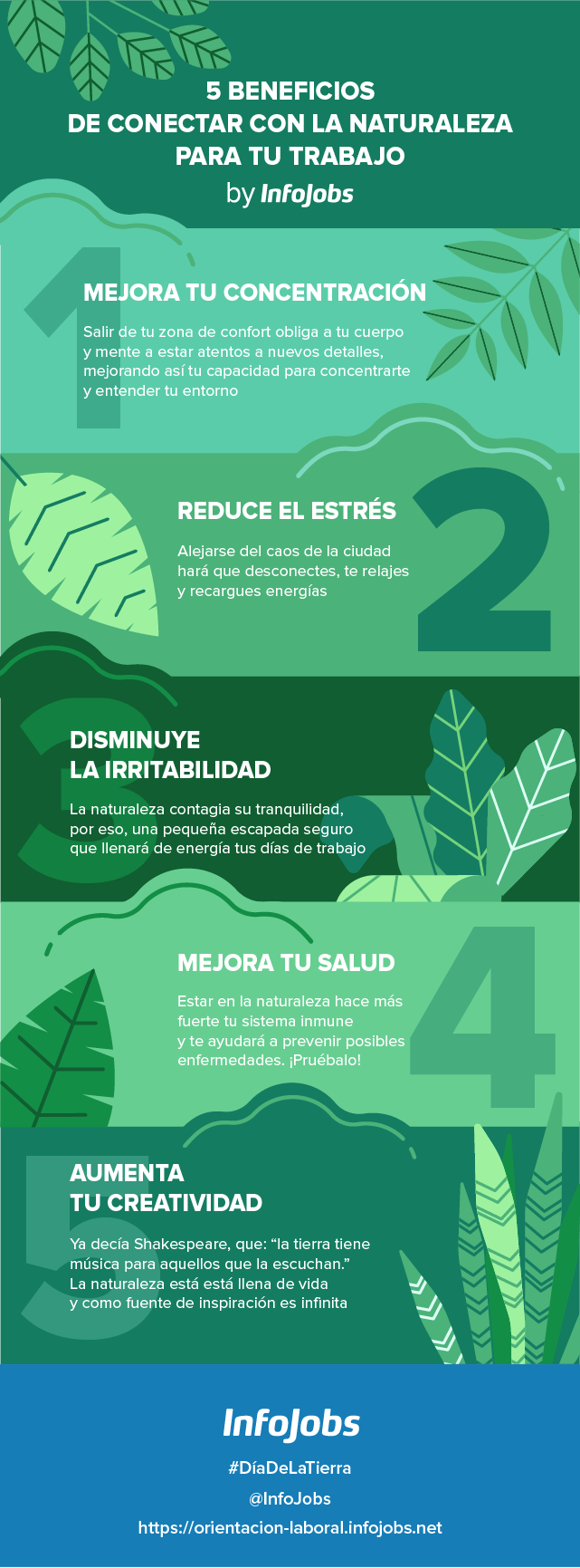 ventajas de trabajar con naturaleza