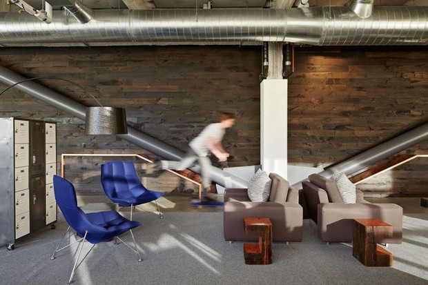 Oficinas modernas espacios abiertos Dropbox