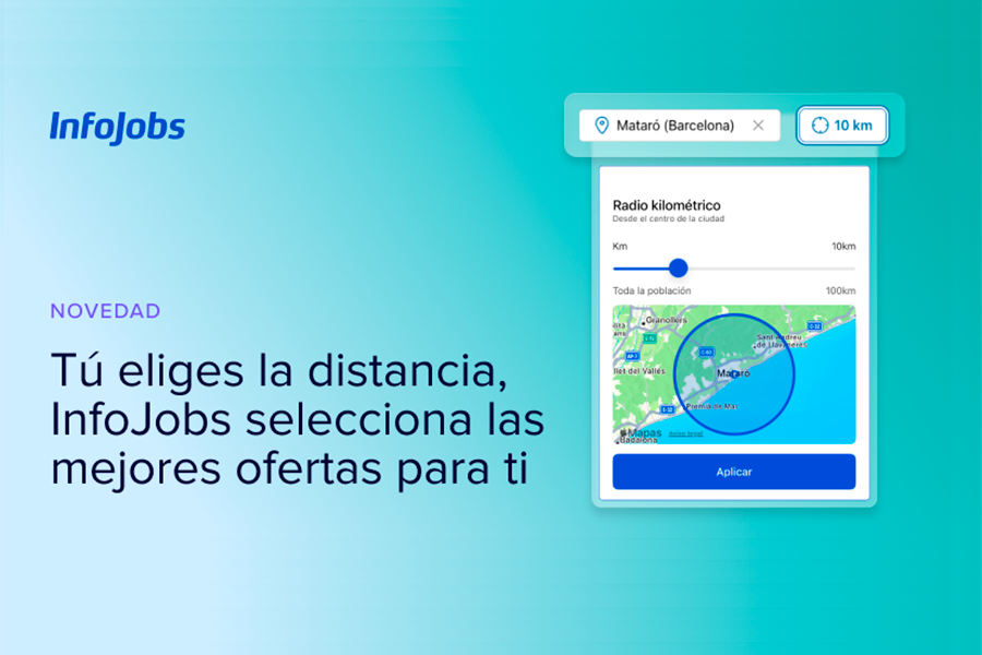 Distancia InfoJobs en ofertas de empleo